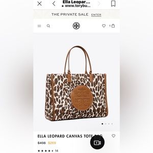 NWOT Tory Burch's Ella tote